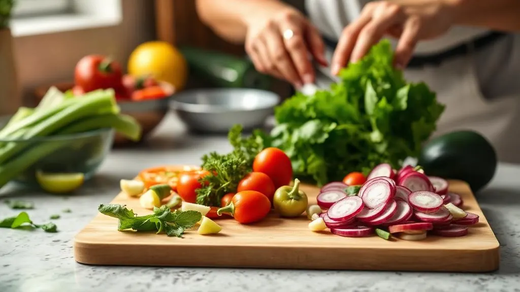 Meal preparation with various containers of balanced meals